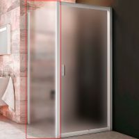 Душевая стенка Ravak Blix BLPS-90 профиль Белый стекло Grape арт-9BH70100ZG — фото 1, Боковые стенки