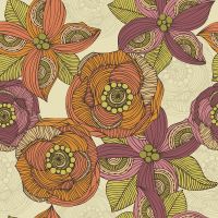 Фреска Ortograf Цветы 9616 Фактура бархат FX Флизелин (2,7*2,7) Разноцветный, Цветы/Абстракция арт-9616 (бархат FX) — фото 2, Фрески