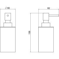 Дозатор для жидкого мыла Schein Accessories Хром арт-9337CH — фото 2, Дозаторы