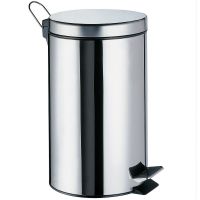 Ведро для мусора WasserKRAFT Нержавеющая сталь арт-K-612 — фото 1, Мусорные ведра