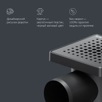 Душевой трап AM.PM PrimeFlow 10 с Черной матовой решеткой Cut Gradient арт-W02BD-P11-010-01BM — фото 12, Трапы для душа