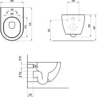 Товар: Унитаз Ravak Uni Chrome RimOff подвесной Черный без сиденья арт-X01794 - фото 8 Унитаз Ravak Uni Chrome RimOff подвесной Черный без сиденья арт-X01794 — фото 8, Подвесные унитазы
