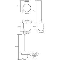 Товар: Ершик для унитаза Bemeta Beta Хром арт-132113012 - фото 2 Ершик для унитаза Bemeta Beta Хром арт-132113012 — фото 2, Ершики для унитаза
