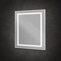 Зеркало BelBagno Kraft 80 с подсветкой Сатин с сенсорным выключателем арт-SPC-KRAFT-800-800-SENS-AL — фото 3, Зеркала в ванную комнату