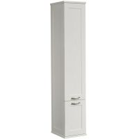 Шкаф пенал Aquaton Леон 31 подвесной Дуб белый арт-1A186503LBPS0 — фото 1, Пеналы для ванной комнаты