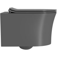 Товар: Комплект унитаза с инсталляцией Point Вега Серый матовый с сиденьем Микролифт и Белой клавишей смыва арт-886914GBO1+PN41711GM - фото 3 Комплект унитаза с инсталляцией Point Вега Серый матовый с сиденьем Микролифт и Белой клавишей смыва арт-886914GBO1+PN41711GM — фото 3, Комплекты унитаз + инсталляция