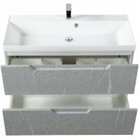 Тумба под раковину BelBagno Vittoria 100 подвесная Toros Bianco арт-VITTORIA-1000-2C-SO-TB-P — фото 5, Тумбы под раковину