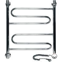 Электрический полотенцесушитель Ника Curve ЛZ Эл. 60x50 Хром арт-ЛЗ 60/50 прав — фото 1, Электрические полотенцесушители