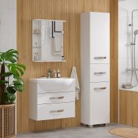 Товар: Шкаф пенал Volna Onda 40 Белый арт-pnONDA40-01 - фото 5 Шкаф пенал Volna Onda 40 Белый арт-pnONDA40-01 — фото 5, Пеналы для ванной комнаты