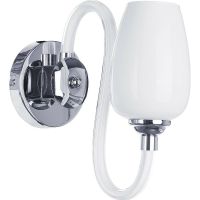 Настенный светильник Artelamp Lavinia Хром Белый арт-A1404AP-1WH — фото 1, Бра