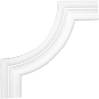 Угловой элемент молдинга Перфект 15x170x170 мм арт-AD318-12 — фото 1, Молдинги