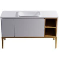 Тумба под раковину Astra Form Капелла 80 0 подвесная Белая арт-3110007 — фото 8, Тумбы под раковину