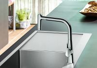 Смеситель для кухни Hansgrohe Metris M71 Хром арт-73800000 — фото 8, Смесители для кухни