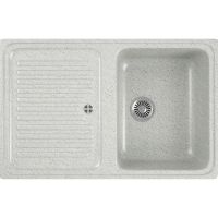 Кухонная мойка Domaci Бьелла DMC-78 арт-GWS-78-310 серая — фото 1, Кухонные мойки