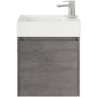 Тумба под раковину BelBagno Kraft Mini 50 R подвесная Cemento Grigio арт-KRAFT MINI-500/260-1A-SO-CG-R — фото 1, Тумбы под раковину