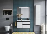 Тумба под раковину Roca Domi 100 R подвесная Белый глянец арт-A857478806 — фото 10, Тумбы под раковину