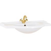 Раковина Migliore Kantri 95 Белая арт-26655 — фото 1, Раковины встраиваемые сверху