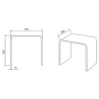 Товар: Стульчик для ванной Veconi ST-1 прозрачный арт-ST-AC-1T - фото 4 Стульчик для ванной Veconi ST-1 прозрачный арт-ST-AC-1T — фото 4, Сиденья
