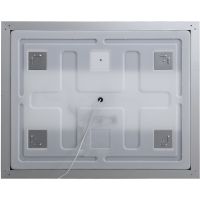 Зеркало BelBagno Kraft 120 с подсветкой Сатин с сенсорным выключателем арт-SPC-KRAFT-1200-800-SENS-AL — фото 9, Зеркала в ванную комнату