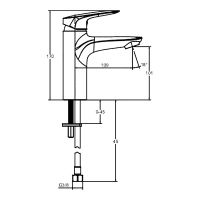 Смеситель для раковины Jacob Delafon Elite Хром арт-E32908-CP — фото 4, Смесители для раковины