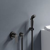 Гигиенический душ со смесителем Damixa Apollo Черный матовый арт-477510300 — фото 3, Гигиенические души