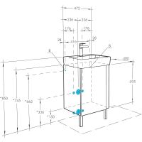 Товар: Тумба под раковину Aquaton Кантри 50 Белая глянцевая Дуб верона арт-1A257801AHB20 - фото 8 Тумба под раковину Aquaton Кантри 50 Белая глянцевая Дуб верона арт-1A257801AHB20 — фото 8, Тумбы под раковину
