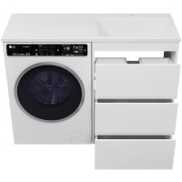 Товар: Тумба под раковину Brevita Grafit 120 Белая матовая арт-GRA-01060-023Я - фото 9 Тумба под раковину Brevita Grafit 120 Белая матовая арт-GRA-01060-023Я — фото 9, Тумбы под раковину