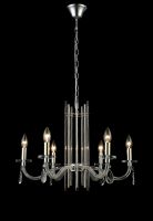 Люстра Crystal Lux Aurelio SP6 Gold Chrome Transparent Хром Золото Прозрачная арт-AURELIO SP6 GOLD+CHROME/TRANSPARENT — фото 4, Люстры