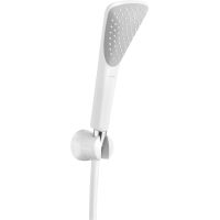 Душевой гарнитур Kludi Fizz Белый Хром арт-6765091-00 — фото 1, Душевые гарнитуры на держателе