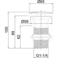 Товар: Донный клапан Allen Brau Priority click-clack Хром арт-5.31024-00 - фото 4 Донный клапан Allen Brau Priority click-clack Хром арт-5.31024-00 — фото 4, Донные клапаны