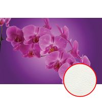 Фреска Ortograf Цветы 5402 Фактура флок FLK Флизелин (2*1,3) Розовый/Сиреневый, Цветы арт-5402 (флок FLK) — фото 1, Фрески