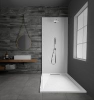 Душевой поддон из искусственного камня Esbano Luxe ESP-LX100W 100x100 Белый матовый арт-ESPLX 100W — фото 5, Душевые поддоны из искусственного камня