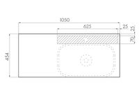 Тумба под раковину Aquaton Терра 105 подвесная Дуб кантри Антрацит арт-1A246901TEKA0 — фото 14, Тумбы под раковину