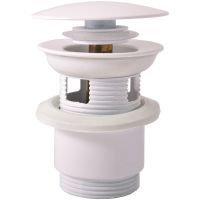 Донный клапан Rav Slezak click-clack Белый арт-MD0784B — фото 1, Донные клапаны