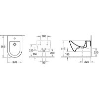 Товар: Биде Villeroy&Boch Subway 2.0 подвесное Альпийский белый арт-54000001 - фото 9 Биде Villeroy&Boch Subway 2.0 подвесное Альпийский белый арт-54000001 — фото 9, Биде подвесные