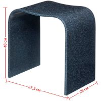 Стульчик для ванной Geralis Черный арт-T-B — фото 4, Сиденья