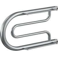 Водяной полотенцесушитель Ника Econ с полкой Хром арт-ПЛ 32/100 — фото 1, Водяные полотенцесушители