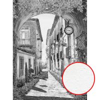 Фреска Ortograf Городской пейзаж 30362 Фактура бархат FX Флизелин (2*2,7) Серый, Город арт-30362 (бархат FX) — фото 1, Фрески