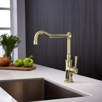 Смеситель для кухни Aquatek Классик Полированное золото арт-AQ1580PG — фото 3, Смесители для кухни