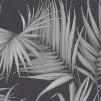 Обои Livingwalls Michalsky 3 Винил на флизелине (0,53*10,05) Серый/Черный, Листья арт-36505-3 — фото 1, Обои для стен