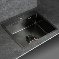 Кухонная мойка Fabia 60х50 Графит арт-60503G — фото 4, Кухонные мойки