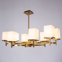 Люстра Divinare Fawaris Белая Латунь арт-4504/17 LM-8 — фото 5, Люстры