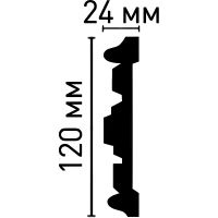 Молдинг Decomaster 2400x120x24 мм арт-98090 — фото 2, Молдинги