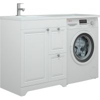 Тумба под раковину Corozo Леон 70 Z2 Белая арт-SD-00000726 — фото 3, Тумбы под раковину