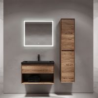 Тумба под раковину Sancos Marmi 1.0 80 подвесная Дуб чарльстон арт-MR1.080ECH — фото 10, Тумбы под раковину