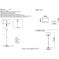 Товар: Торшер Crystal Lux Белый Хром арт-MAESTRO PT1 CHROME - фото 3 Торшер Crystal Lux Белый Хром арт-MAESTRO PT1 CHROME — фото 3, Торшеры