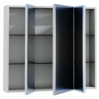 Зеркальный шкаф СанТа Стандарт 80 Белый арт-113010 — фото 3, Зеркальные шкафы в ванную