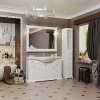 Зеркало Opadiris Риспекто 120 Белое матовое с выключателем арт-00-00007051 — фото 5, Зеркала в ванную комнату