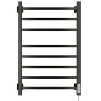 Электрический полотенцесушитель Ника Step-2 80/50 Черный матовый арт-STEP-2 80/50 черн мат прав — фото 2, Электрические полотенцесушители