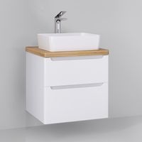 Товар: Тумба под раковину Jorno Wood 60 подвесная Белая арт-Wood.01.60/P/W - фото 4 Тумба под раковину Jorno Wood 60 подвесная Белая арт-Wood.01.60/P/W — фото 4, Тумбы под раковину